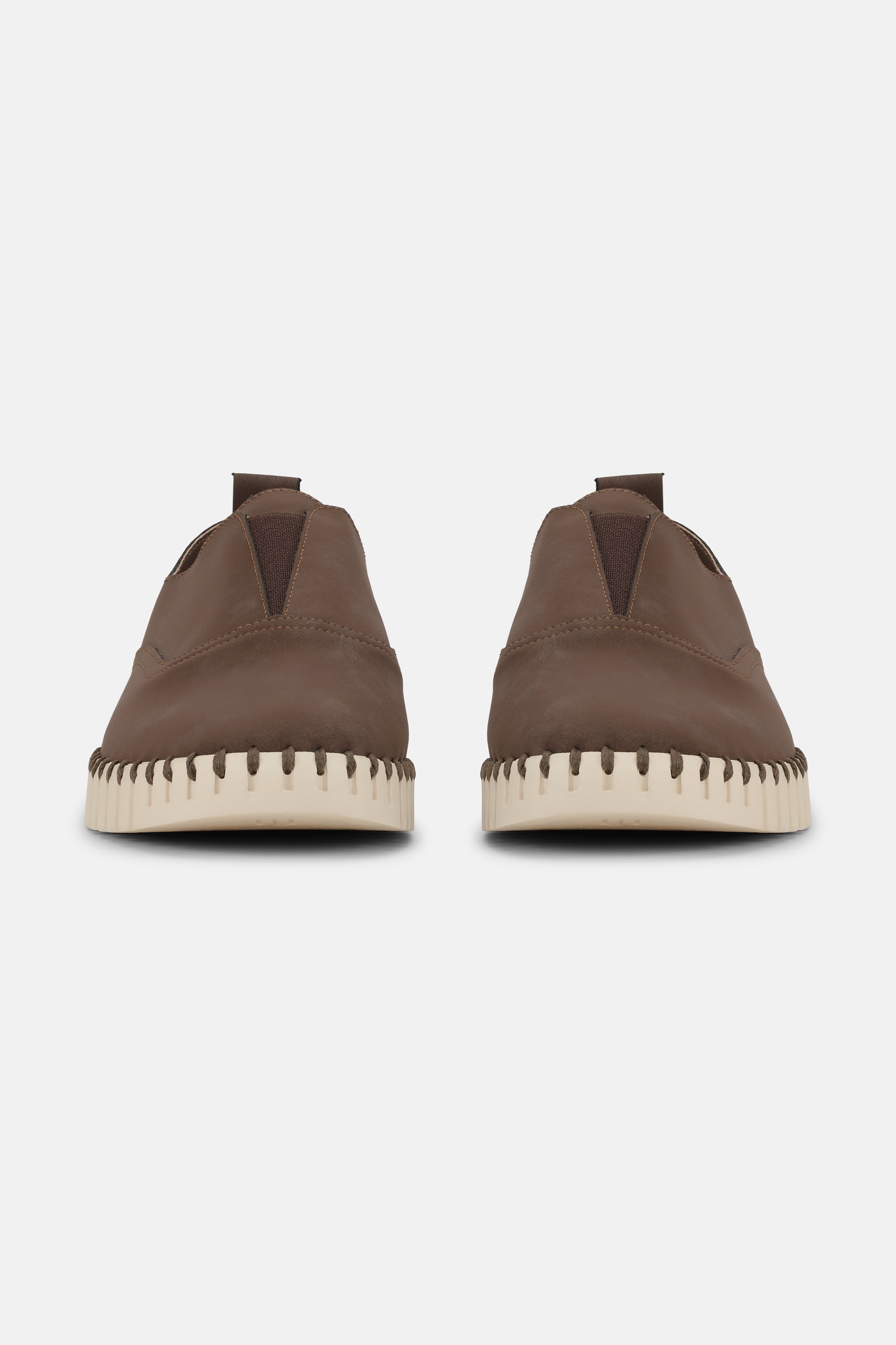 Komfortable Herresko - Brown Pearled Ivory
